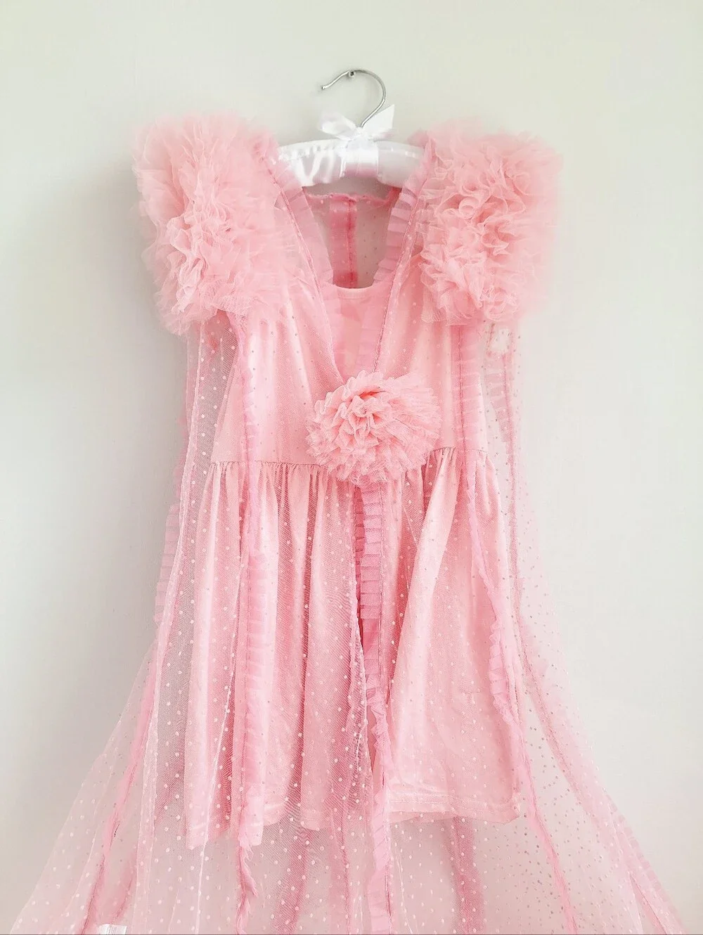Wicked Inspired Pink Witch Costume Dress Set - Size 7
